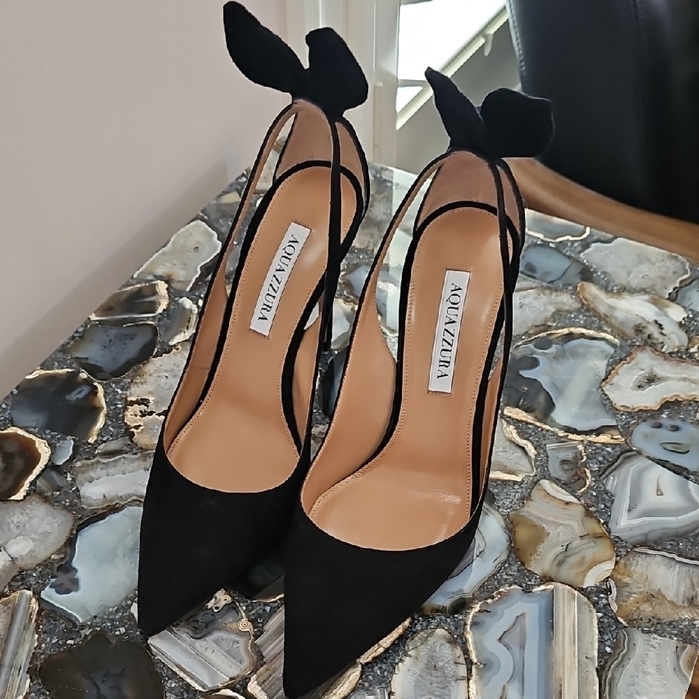 Aquazzura Black Women's Heels